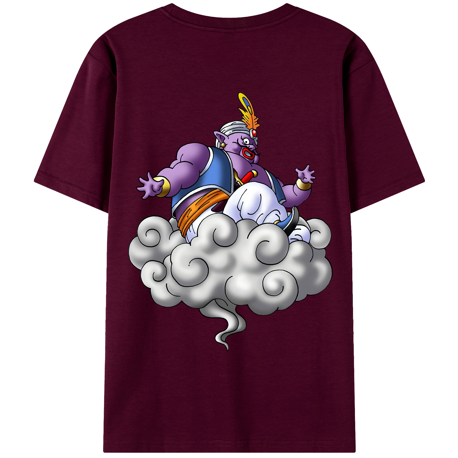 （画像用） ドラゴンクエスト Doragon Kuesuto Dragon Quest レディース半袖Tシャツ(バックプリント)